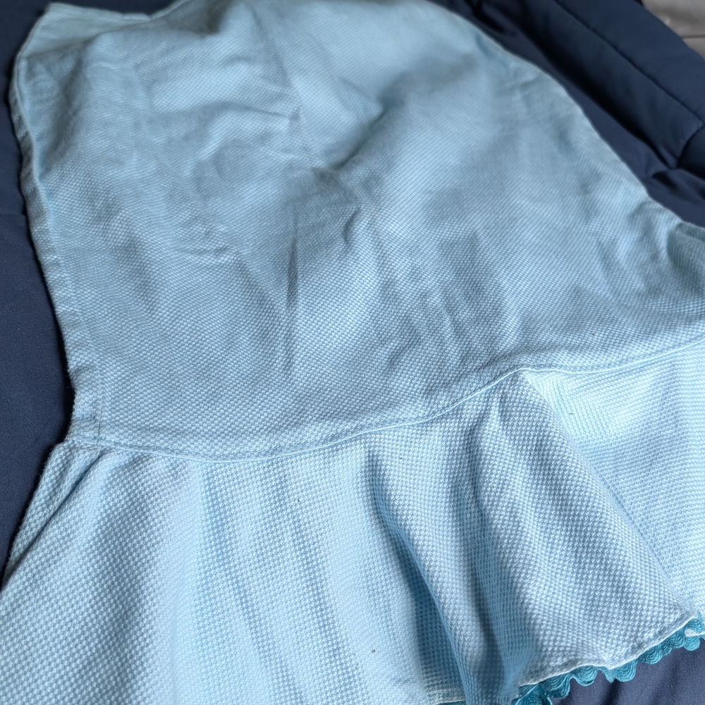 Elegant Blue Pencil Skirt